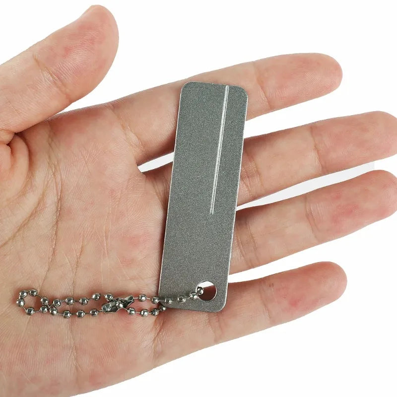 Diamond Fishing Hook Sharpener – Portable Keychain Whetstone Hook Sharpener Tool Babs