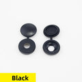 Plastic Screw Cover Caps M4/M3.5 Cabinet Hole Covers Set Screw Cover Caps Babs M4 Black-100PCS 1Bag