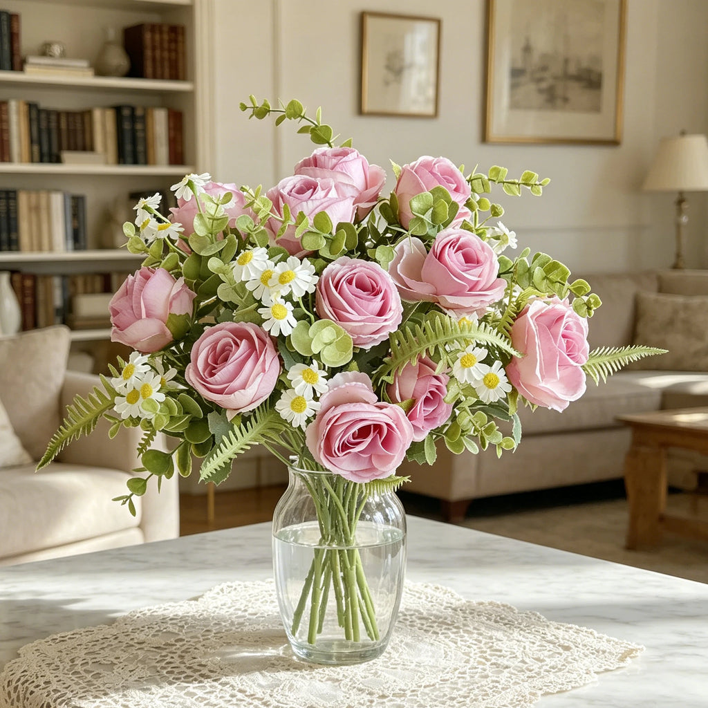 Silk Rose Artificial Flowers – Wedding, Home & Party Decor Artificial Silk Flowers Babs
