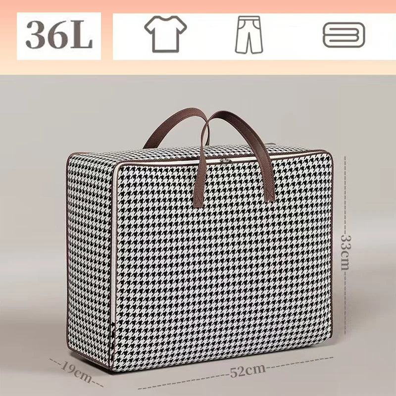 Large Foldable Quilt & Clothes Storage Bag with Handles Clothes Storage Bag Babs 36L