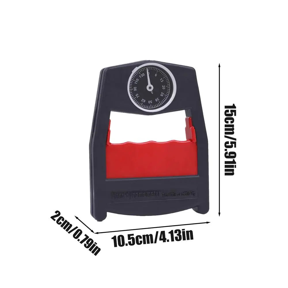 Hand Dynamometer Grip Strength Meter – Force Gauge Fitness Tool Grip Strength Meter Babs Red
