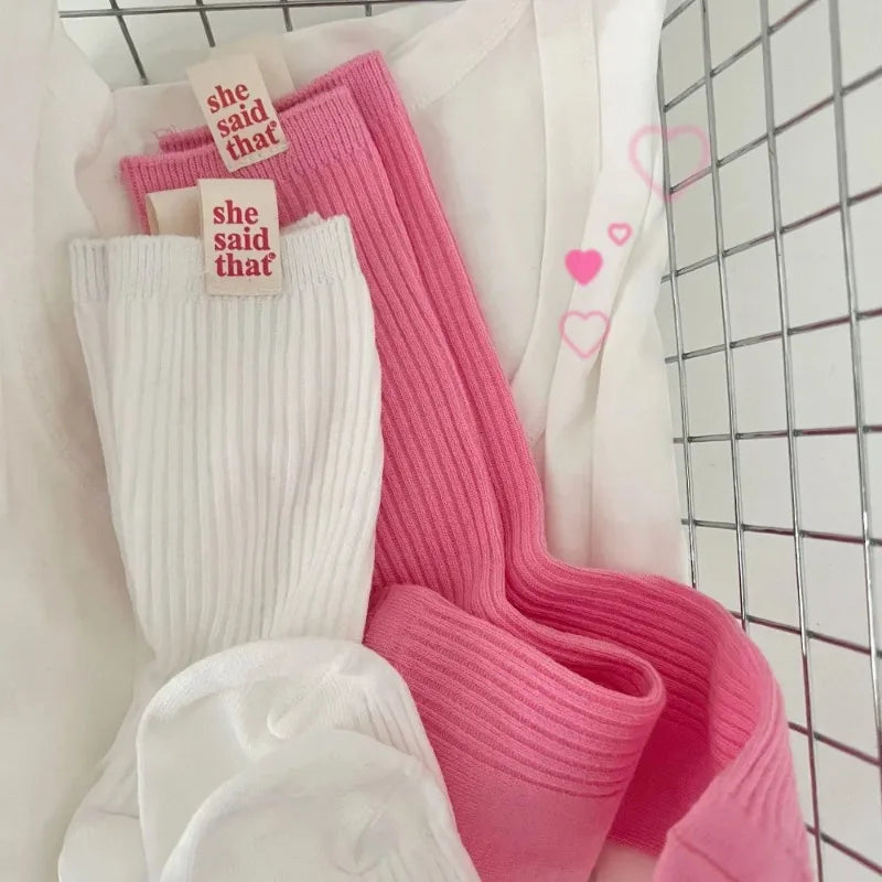 Japanese Retro Cotton Pile Socks – Korean Style Women's Casual Women's Cotton Socks Babs