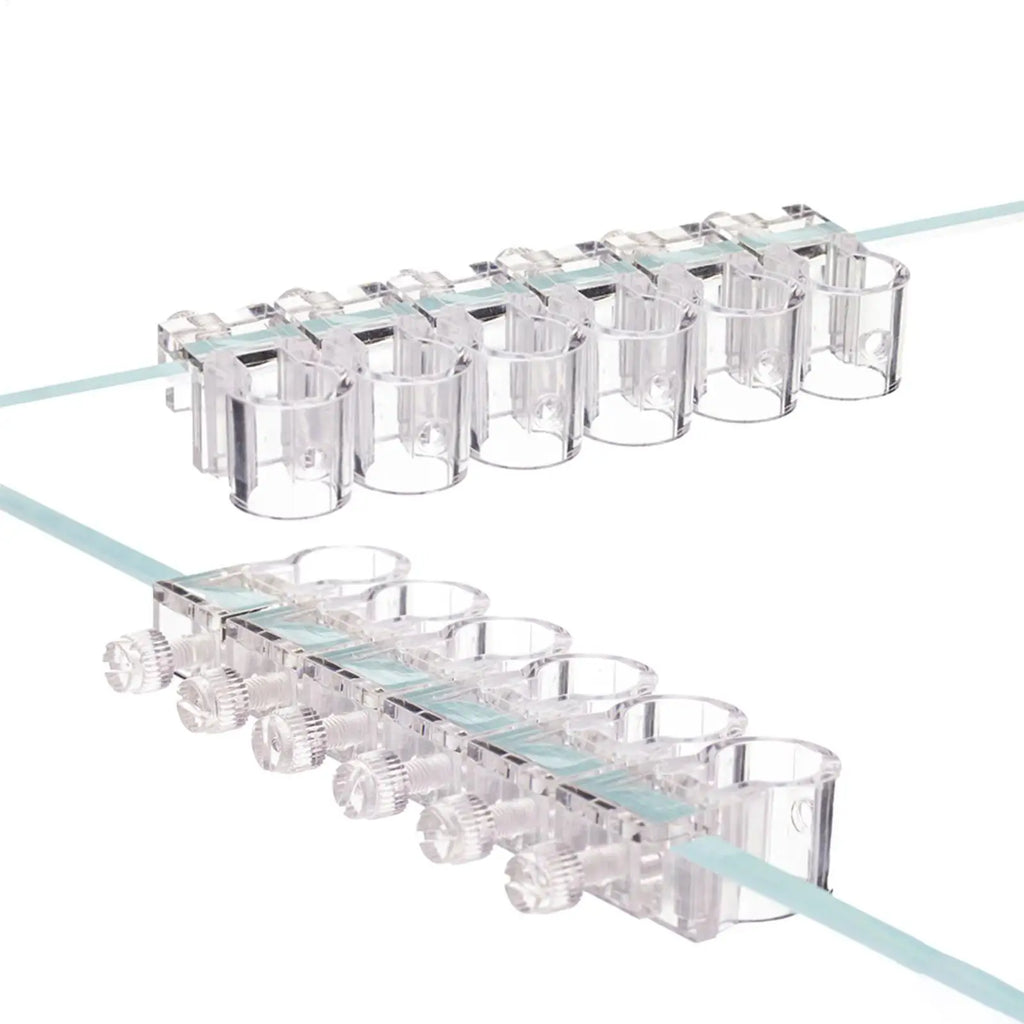 Aquarium Plant Holder Clips – Transparent PC Bracket, 6-Pack Aquarium Bracket Clips Babs