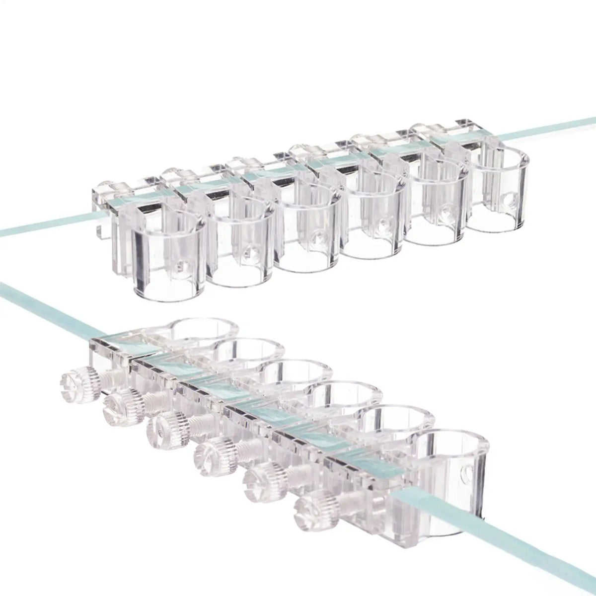 Aquarium Plant Holder Clips – Transparent PC Bracket, 6-Pack Aquarium Bracket Clips Babs