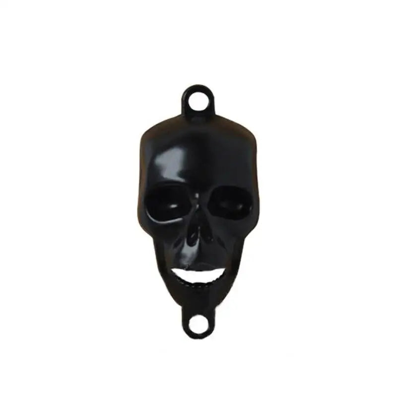 Skull Wall Mounted Bottle Opener – Zinc Alloy Bar Decor Wall Bottle Opener Babs black