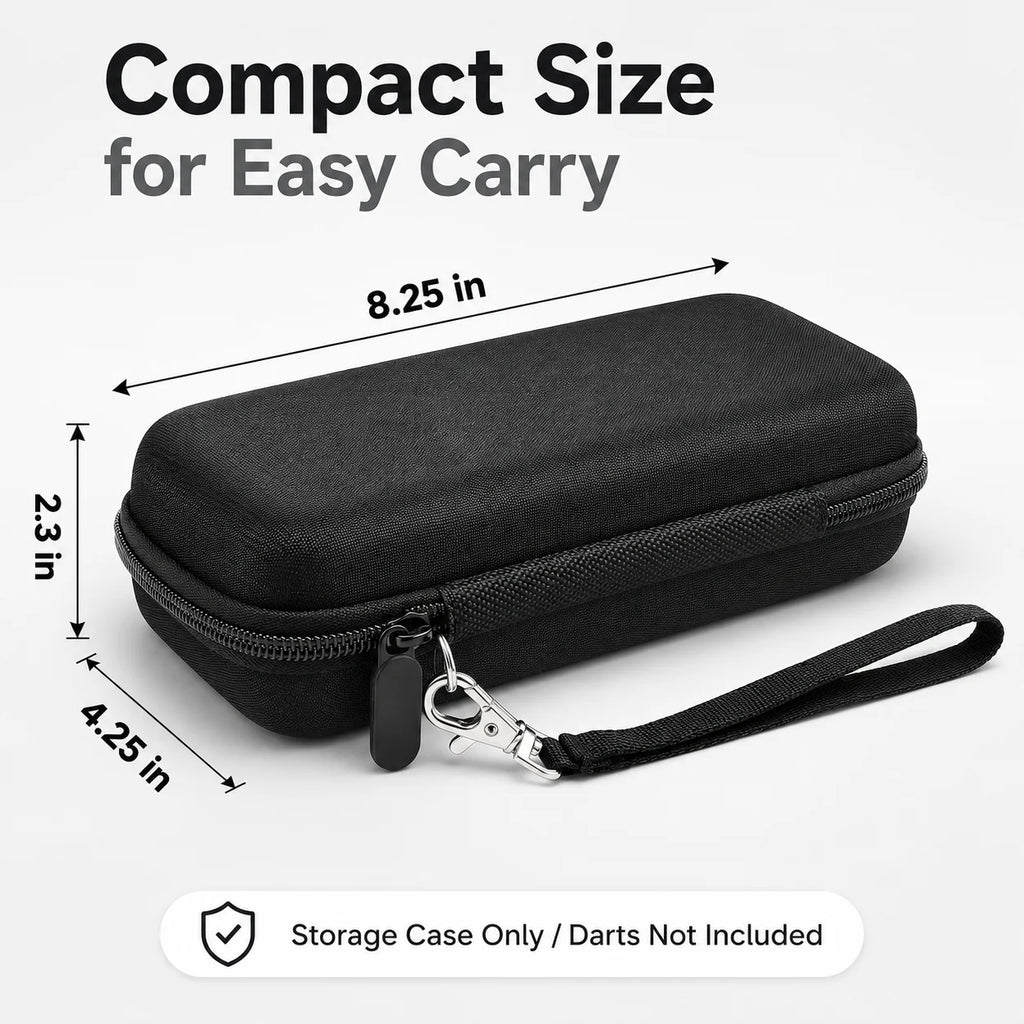 EVA Dart Case for 6 Steel & Soft Tip Darts – Travel Box Dart Carrying Case Babs