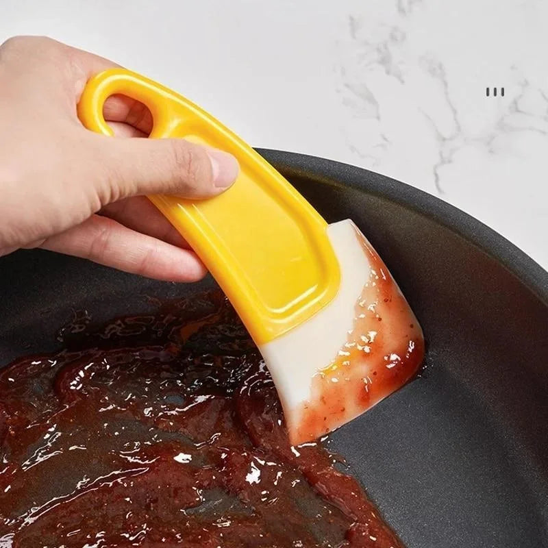 Silicone Kitchen Scraper Spatula – Pan & Dish Cleaning Tool Kitchen Scraper Spatula Babs