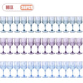 12-36PCS Shatterproof Plastic Champagne Flutes – Reusable Glasses Champagne Flutes Set Babs MIX-36PCS