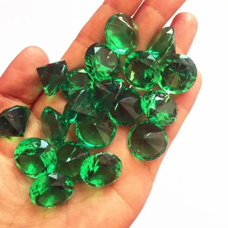 100pcs 20mm Acrylic Faux Diamond Jewels – Party Favor Gems Party Favor Gems Babs