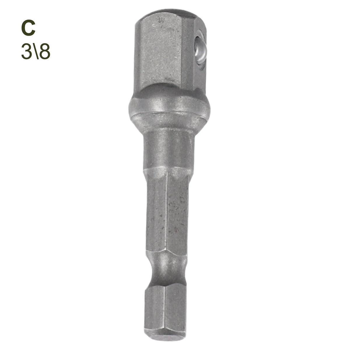 Drill Socket Adapter Hex Shank Extension Bar Set 1/4" 3/8" 1/2" Socket Adapter Set Babs C