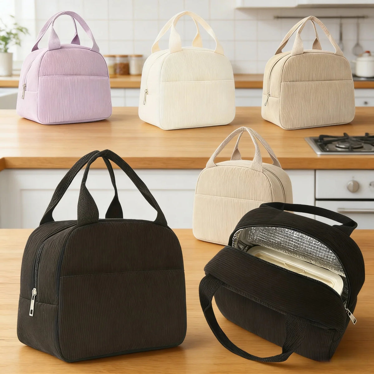 Insulated Lunch Bag for Women & Men – Cute Reusable Lunch Box Insulated Lunch Bag Babs