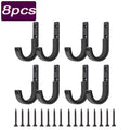 2-Pack Stainless Steel Fishing Rod Wall Mount Rack Holder Fishing Rod Rack Babs 8pcs