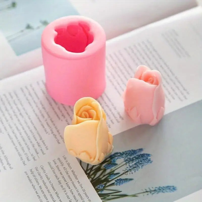3D Rose Silicone Mold for Cake, Soap & Sugar Art Silicone Baking Mold Babs