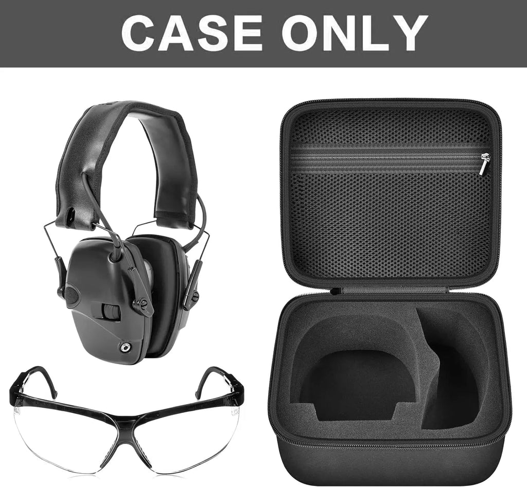 EVA Hard Case for Walker's & Howard Leight Electronic Earmuffs Earmuff Storage Case Babs