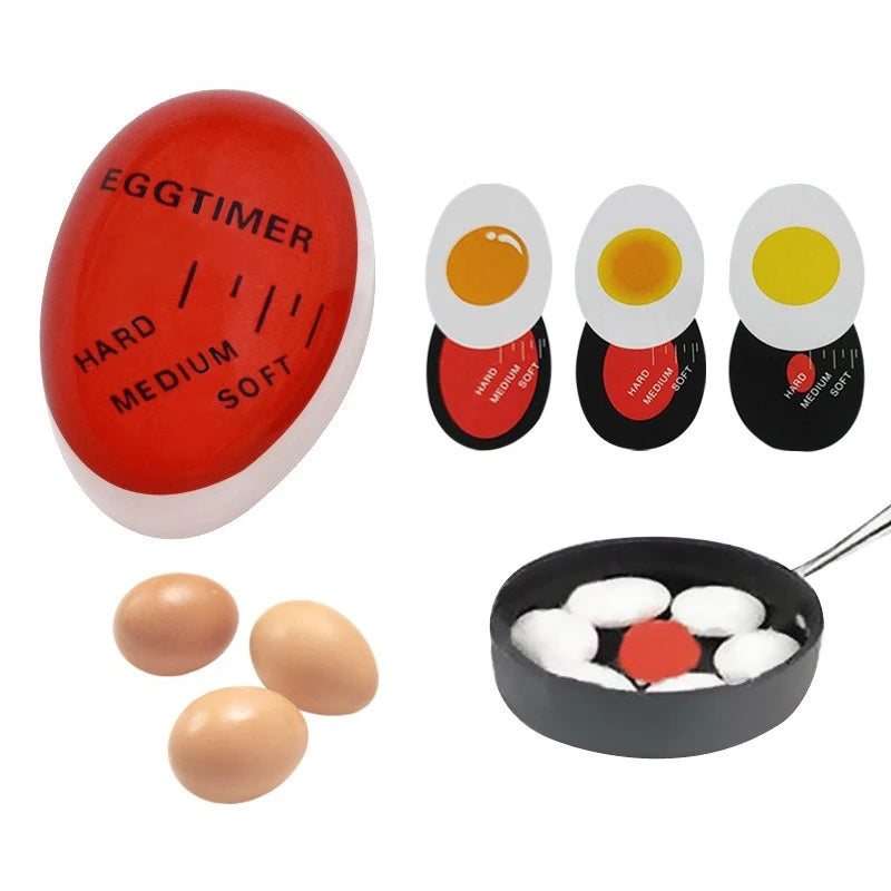 Egg Cooking Timer Clock – Color Changing Boiled Egg Indicator Egg Cooking Timer Babs