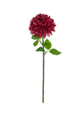 Artificial Silk Chrysanthemum Flowers 5/10 Pcs – Wedding Décor Artificial Silk Flowers Babs Burgundy 5 Pieces