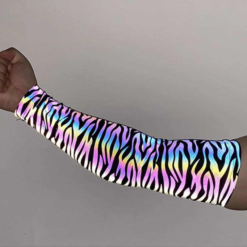Men's Reflective Arm Sleeves – UV Protection for Cycling & Sports Sports Arm Sleeves Babs