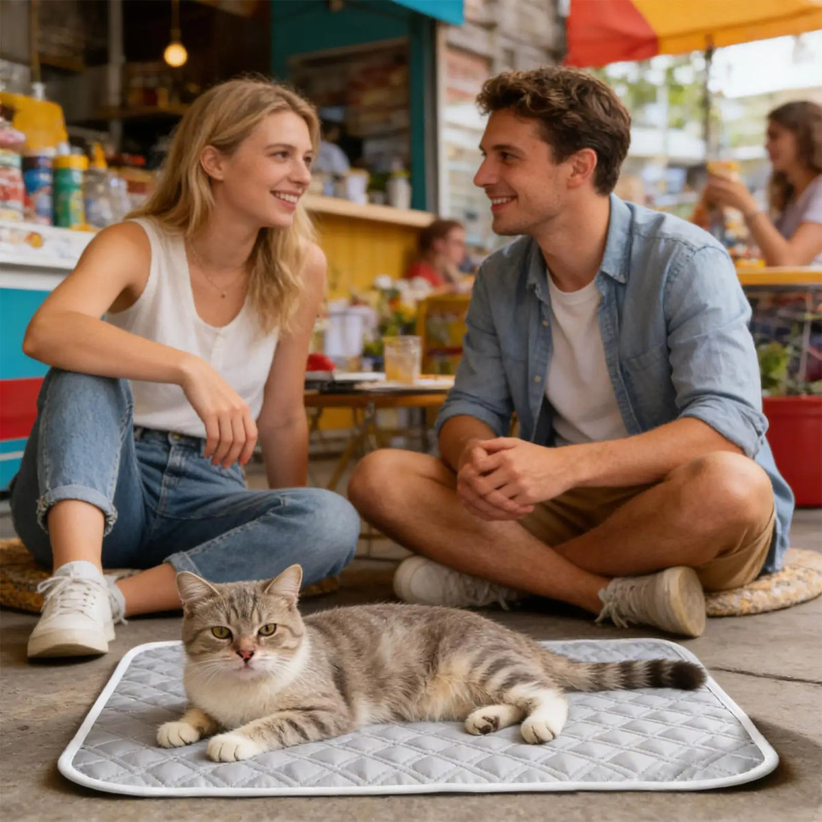 Pet Cooling Mat – Washable Anti-Slip Dog & Cat Cooling Pad Pet Cooling Mat Babs