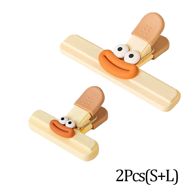 Creative Food Sealing Clips – Moisture-Proof Bag Clips Food Sealing Clips Babs 2Pcs