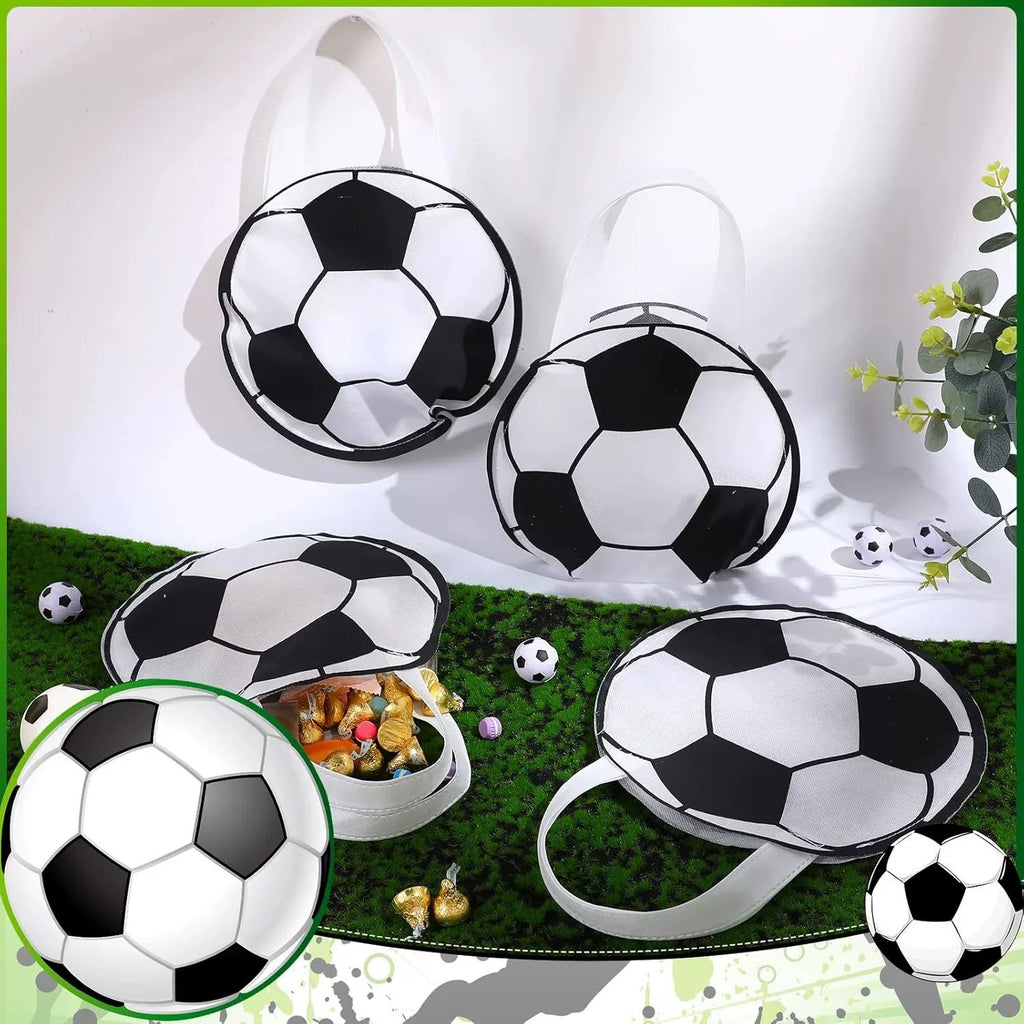 Soccer Party Favor Bags | Ball-Themed Non-Woven Goodie Bags Party Favor Bags Babs