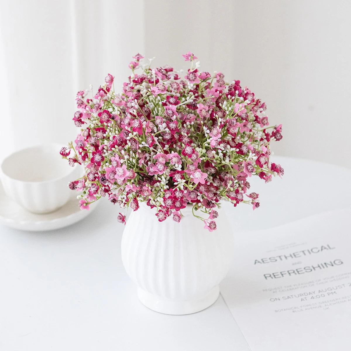 Artificial Gypsophila Bouquet – Wedding & Home Décor Flowers Artificial Flower Bouquet Babs