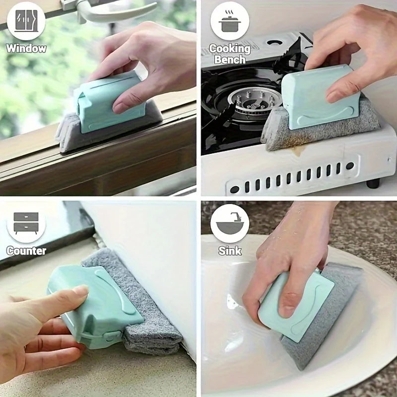 5-Piece Window Cleaning Kit with Plastic Handle & Squeegee Window Cleaning Kit Babs