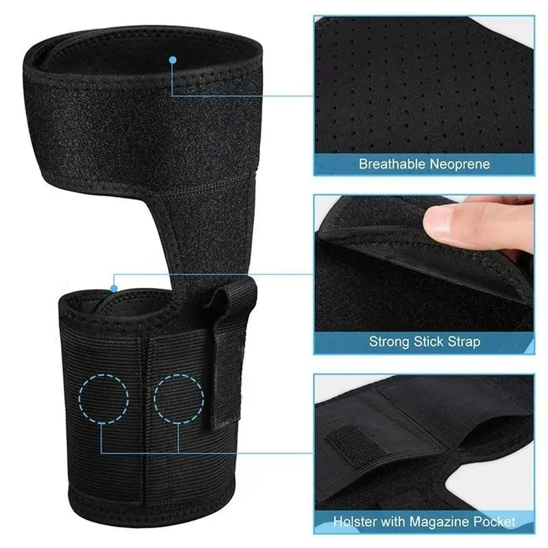 Universal Tactical Ankle Holster – Elastic Concealed Carry Leg Strap Tactical Ankle Holster Babs