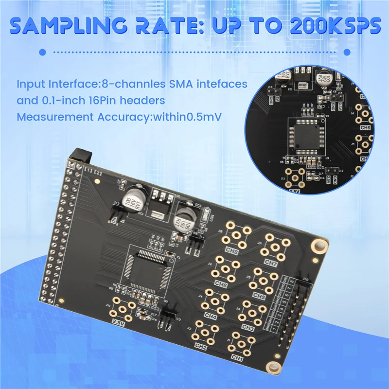 ALINX AN706 16-Bit 8-Channel AD Conversion Module for FPGA AD Conversion Module Babs