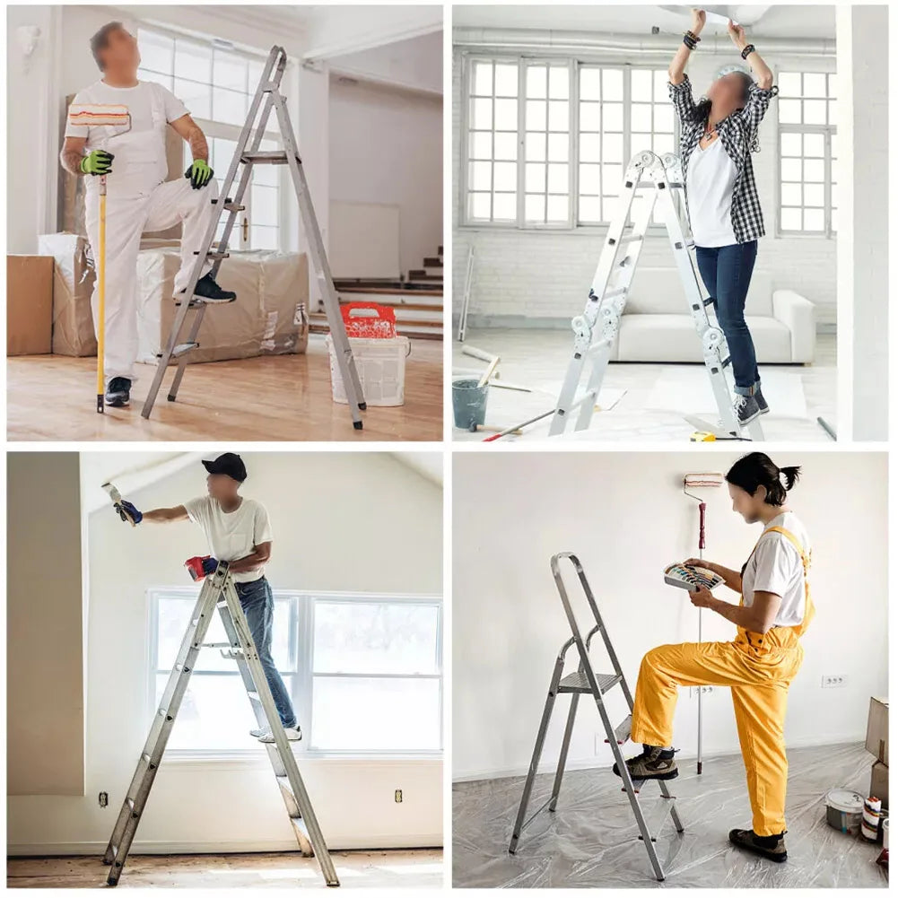 4Pcs Non-Slip Rubber Ladder Leg Foot Covers & Floor Protectors Ladder Foot Pads Babs