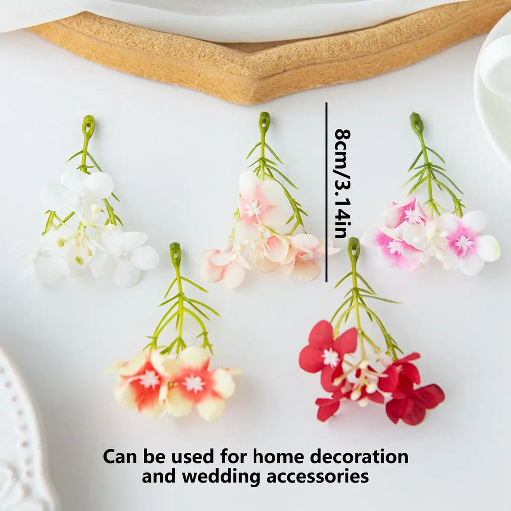 50/100pcs Silk Plum Blossom Artificial Flowers – Party & Wedding Decor Artificial Silk Flowers Babs