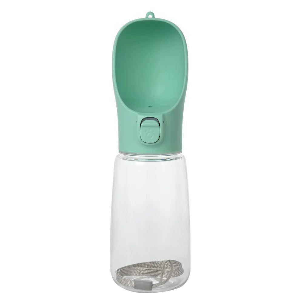 Portable Leakproof Pet Water Bottle for Dogs & Cats – Travel Pet Water Bottle Babs 550Ml green