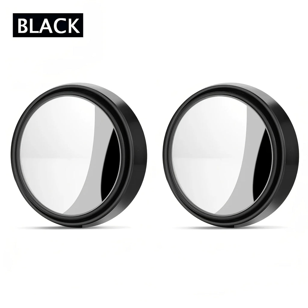 360° HD Blind Spot Car Rearview Mirrors – 2-Piece Set Blind Spot Mirror Babs black