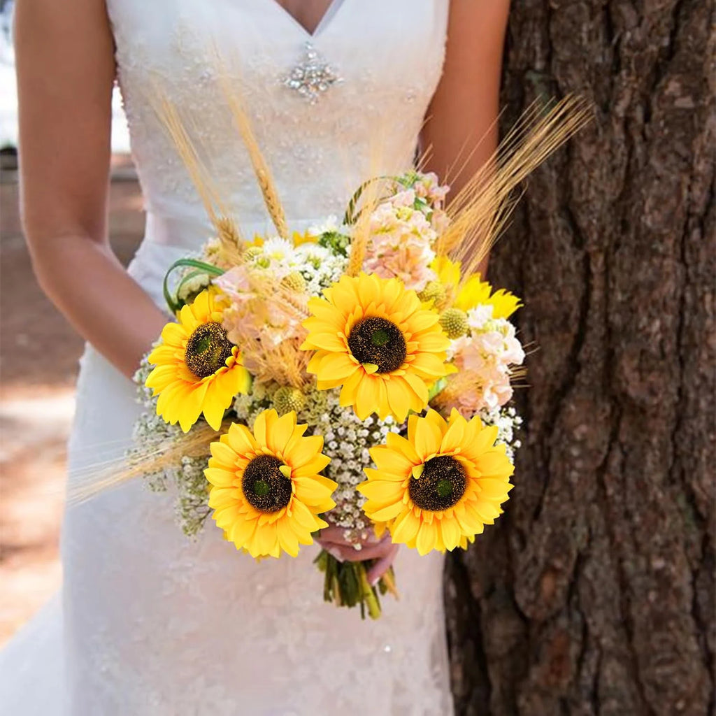 Artificial Silk Sunflowers – Wedding, Home & Garden Décor Artificial Silk Flowers Babs