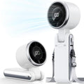Rechargeable USB Mini Travel Fan – Foldable & Portable Portable Mini Fan Babs White