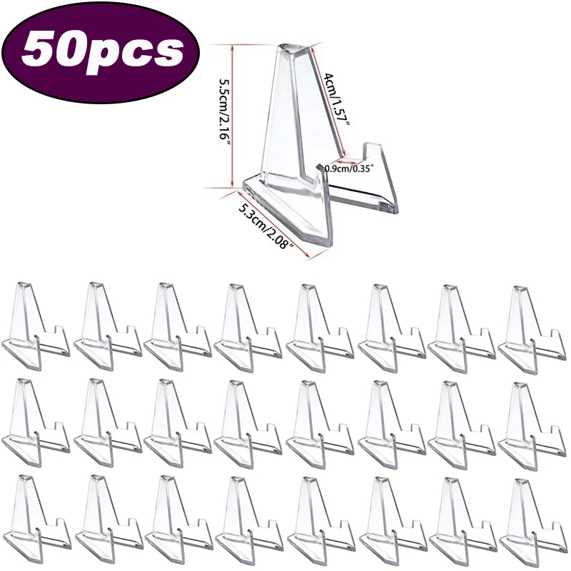 Acrylic Triangle Display Stands for Coins, Cards & Photos Acrylic Display Stand Babs