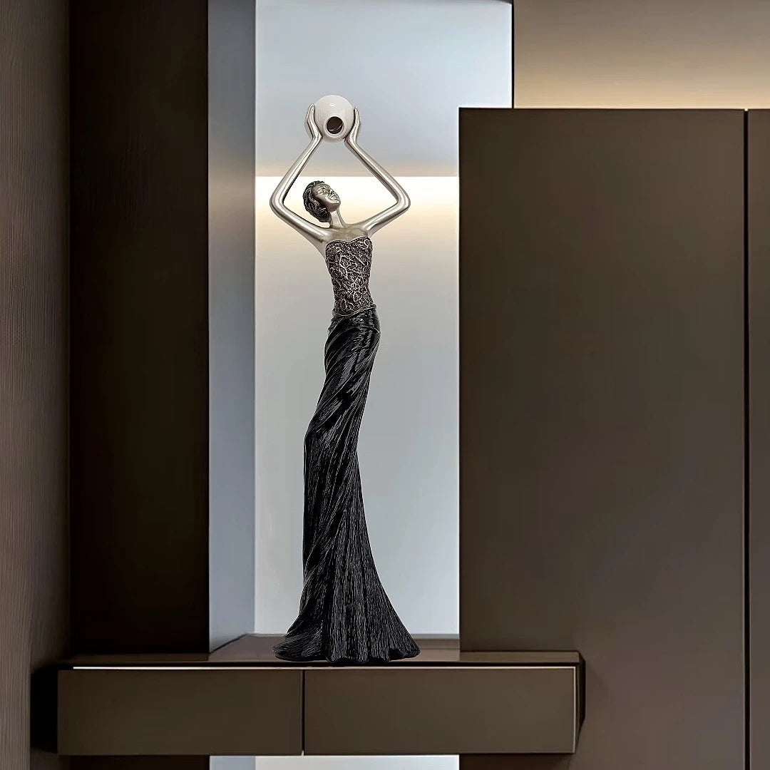 Humanoid Sculpture Figurine | Modern Luxury Living Room Décor Decorative Sculpture Babs