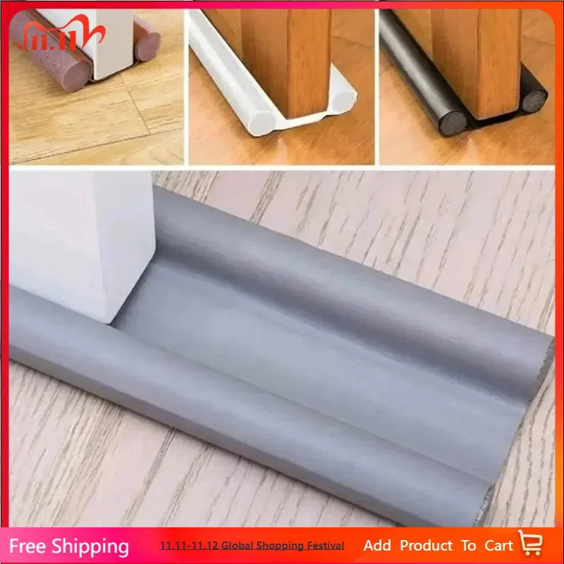 Double Door Draft Stopper Seal Strip – Windproof & Soundproof Door Draft Stopper Babs