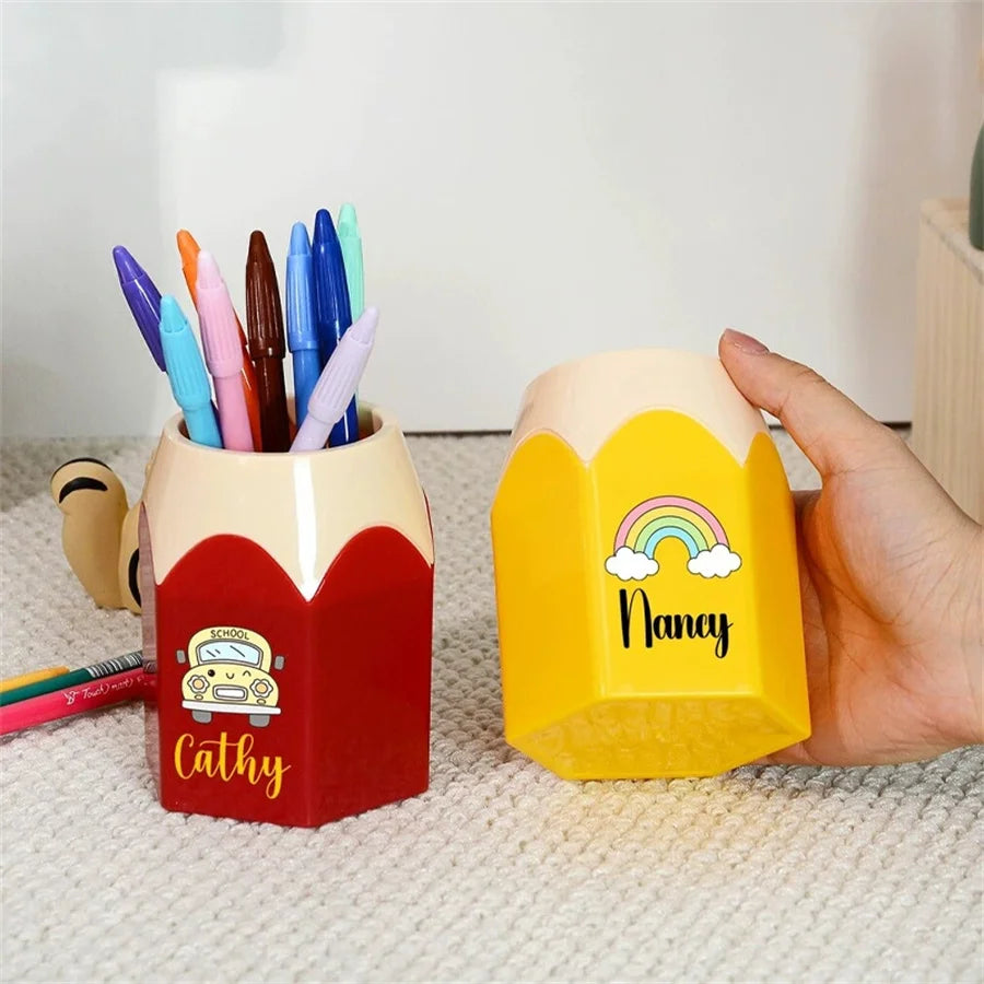 Round Colorful Pen Holder – Desktop Organizer & Pen Caddy Pen Holder Babs