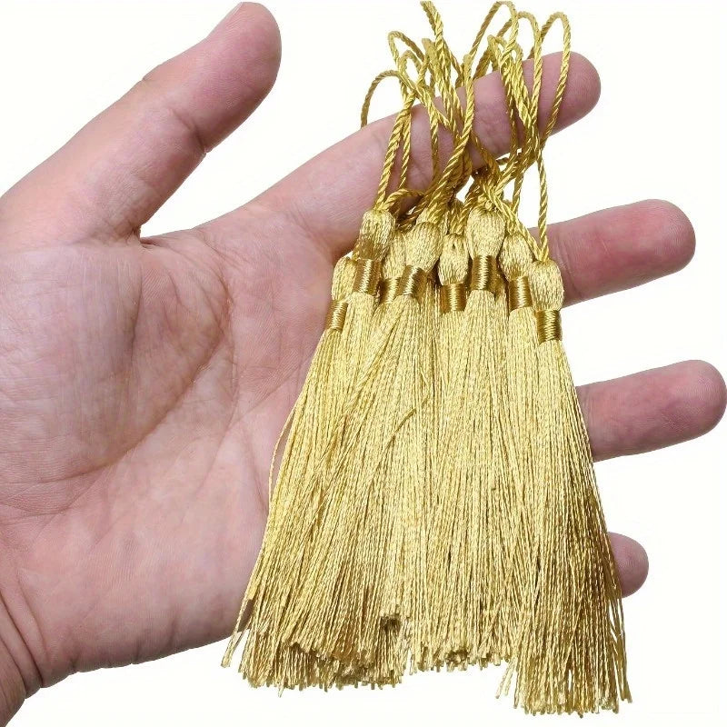Mini Silky Tassel Charms – Jewelry, Keychain & Craft Tassels Craft Tassel Charms Babs