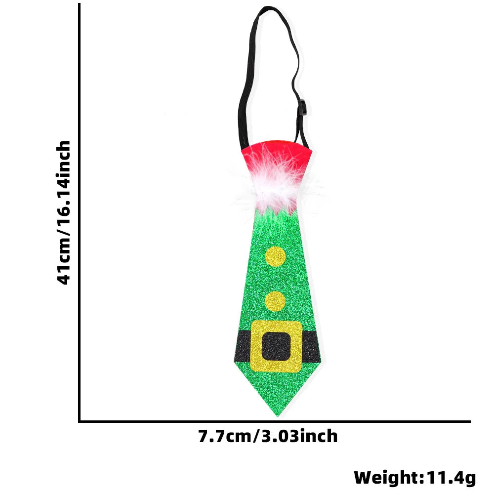 12pcs Kids Christmas Neckties – Santa & Snowman Holiday Ties Kids Holiday Neckties Babs 14