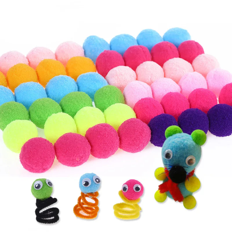 Fluffy DIY Pom Pom Balls – Craft, Party & Holiday Décor DIY Craft Pom Poms Babs
