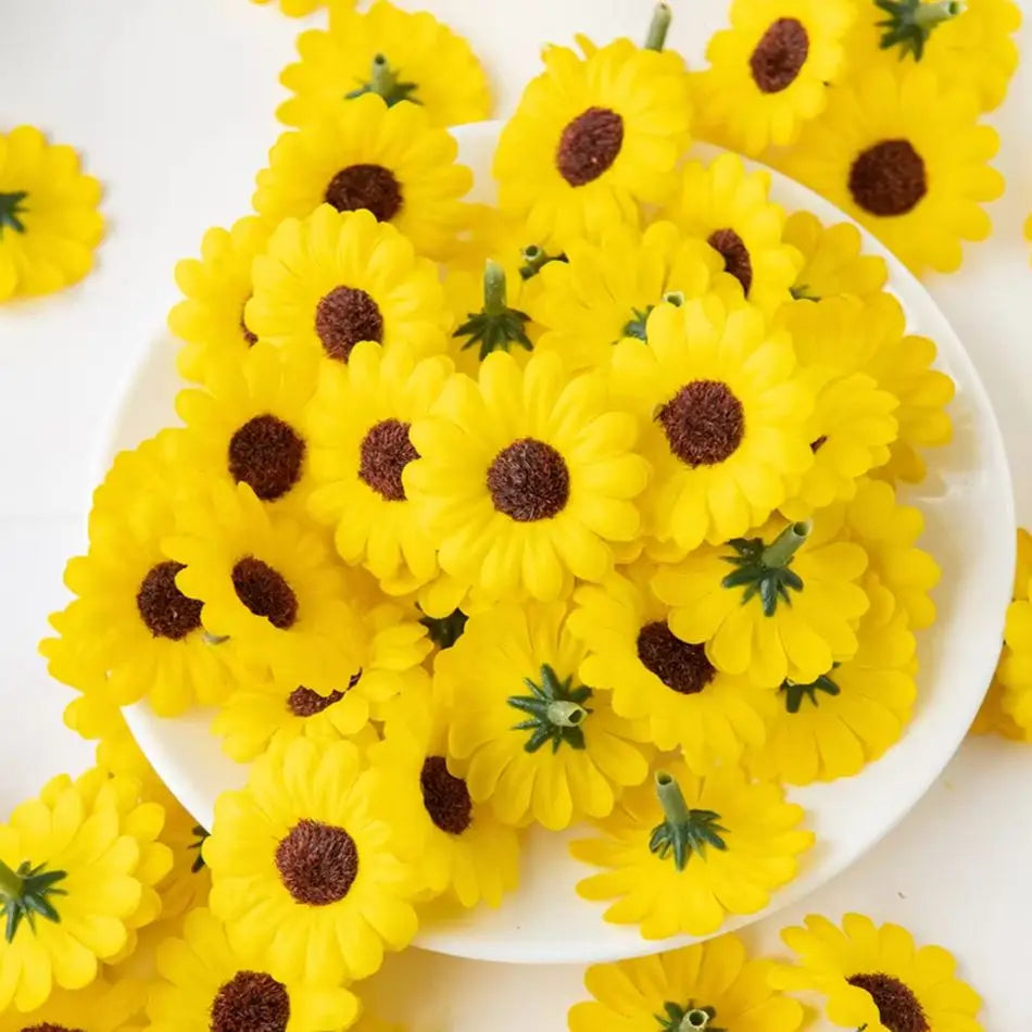 Artificial Silk Sunflowers for Wedding, Party & Home Décor Artificial Flowers Babs