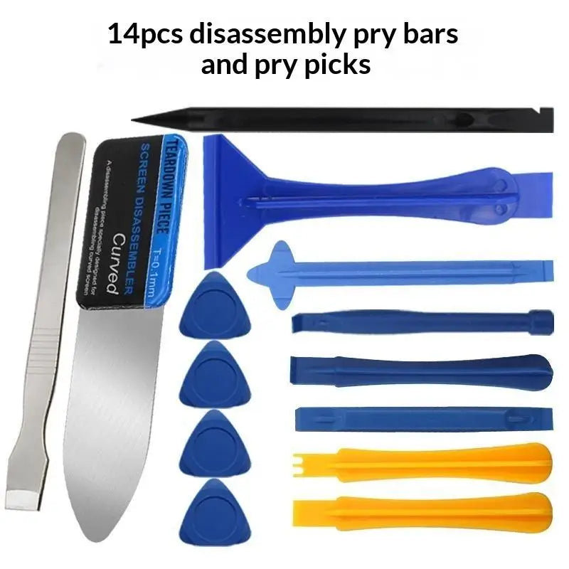14-Piece Electronics Pry Bar Tool Set – Scratch-Free Repair Electronics Repair Tool Set Babs