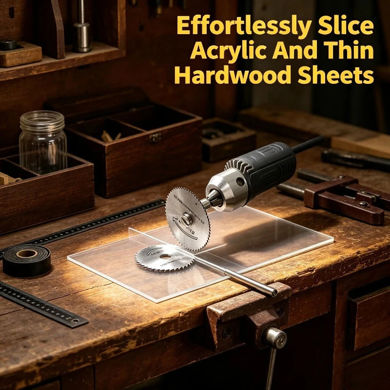 7Pcs HSS Circular Saw Blade Set – Wood & Metal Cutting Discs Circular Saw Blade Set Babs