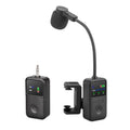 2.4G Wireless Violin Microphone System – 30M Clip Transmitter Wireless Instrument Microphone Babs Black