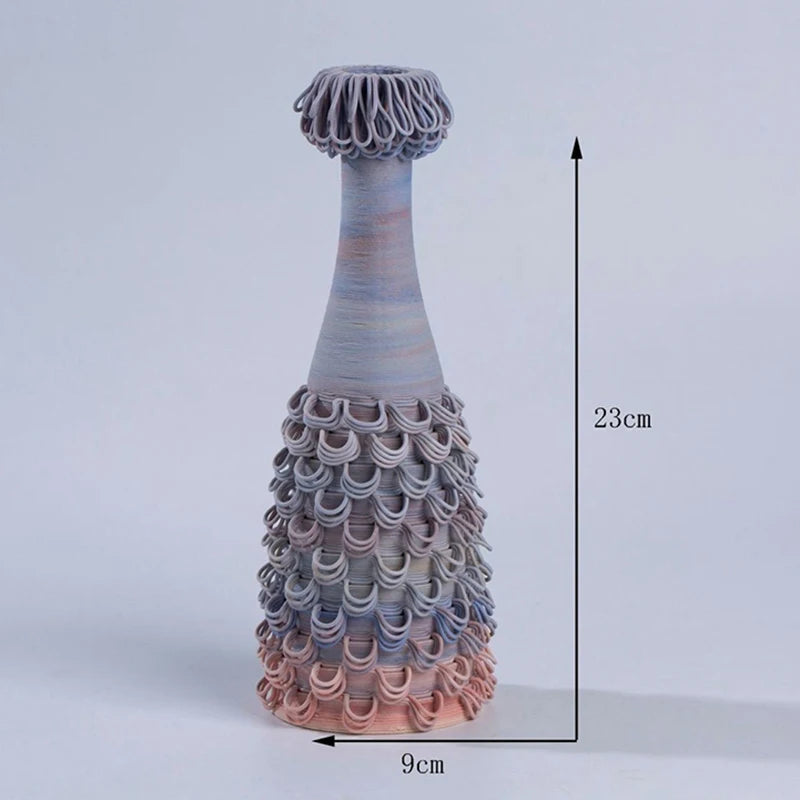 Aesthetic Ceramic Vase – Modern Sculptural Dried Flower Décor Decorative Ceramic Vase Babs A Type