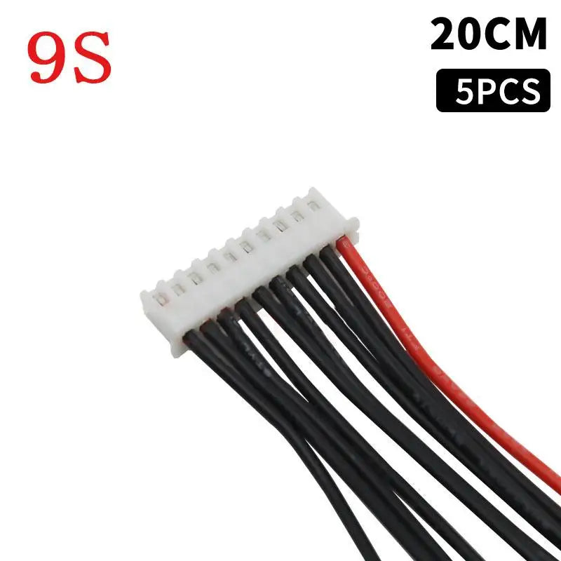 5-Pack LiPo Balance Charger Cables 1-9S IMAX B6 Compatible Battery Charger Cable Babs A26
