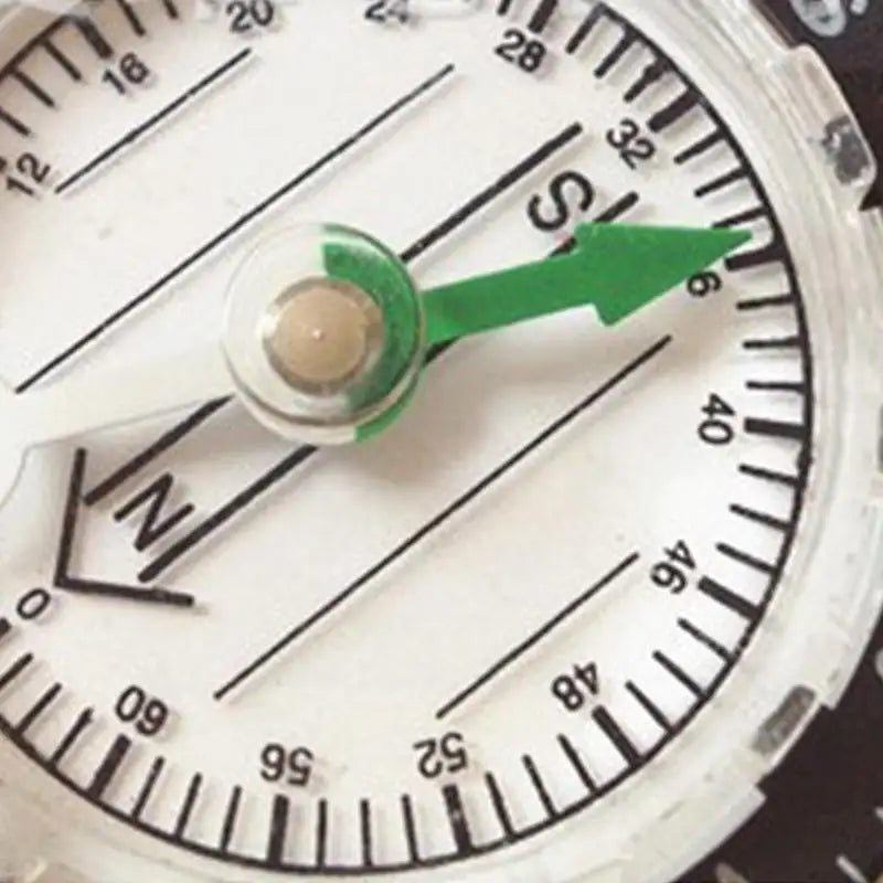 Mini Compass Map Scale Ruler – Hiking & Camping Navigation Tool Outdoor Compass Ruler Babs
