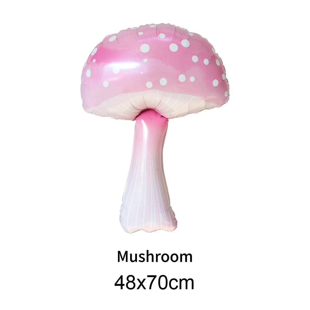Fairy Mushroom Butterfly Rabbit Foil Balloon Set – Party Decor