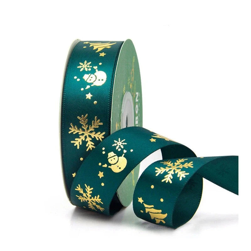 5m Christmas Ribbon – Gift Wrap, Tree & Holiday Décor Christmas Craft Ribbon Babs 2.5cm-23 5M